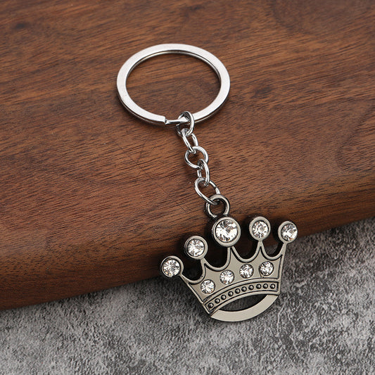 Zircon Diamond Crown Keychain