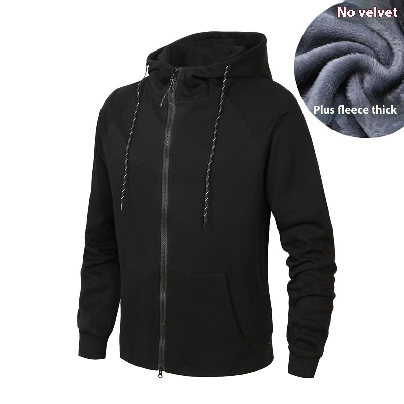 Casual Pullover Hooded Zipper Sports Sweater