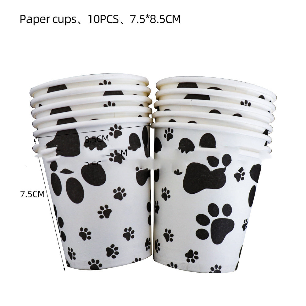 Dog Paw Tableware Set