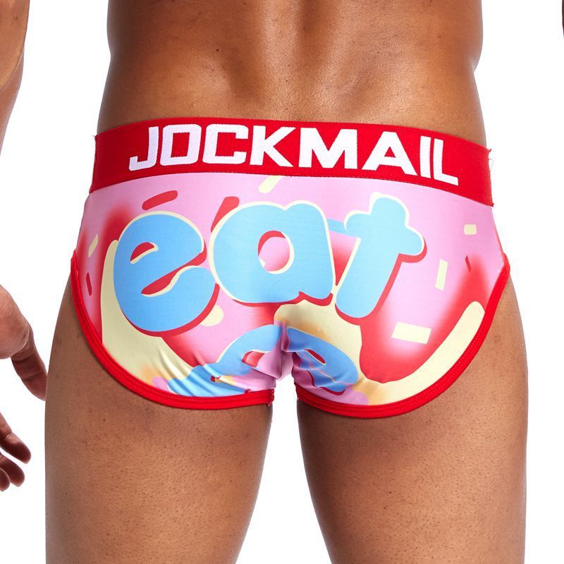 Men's Low Waist Printed Briefs