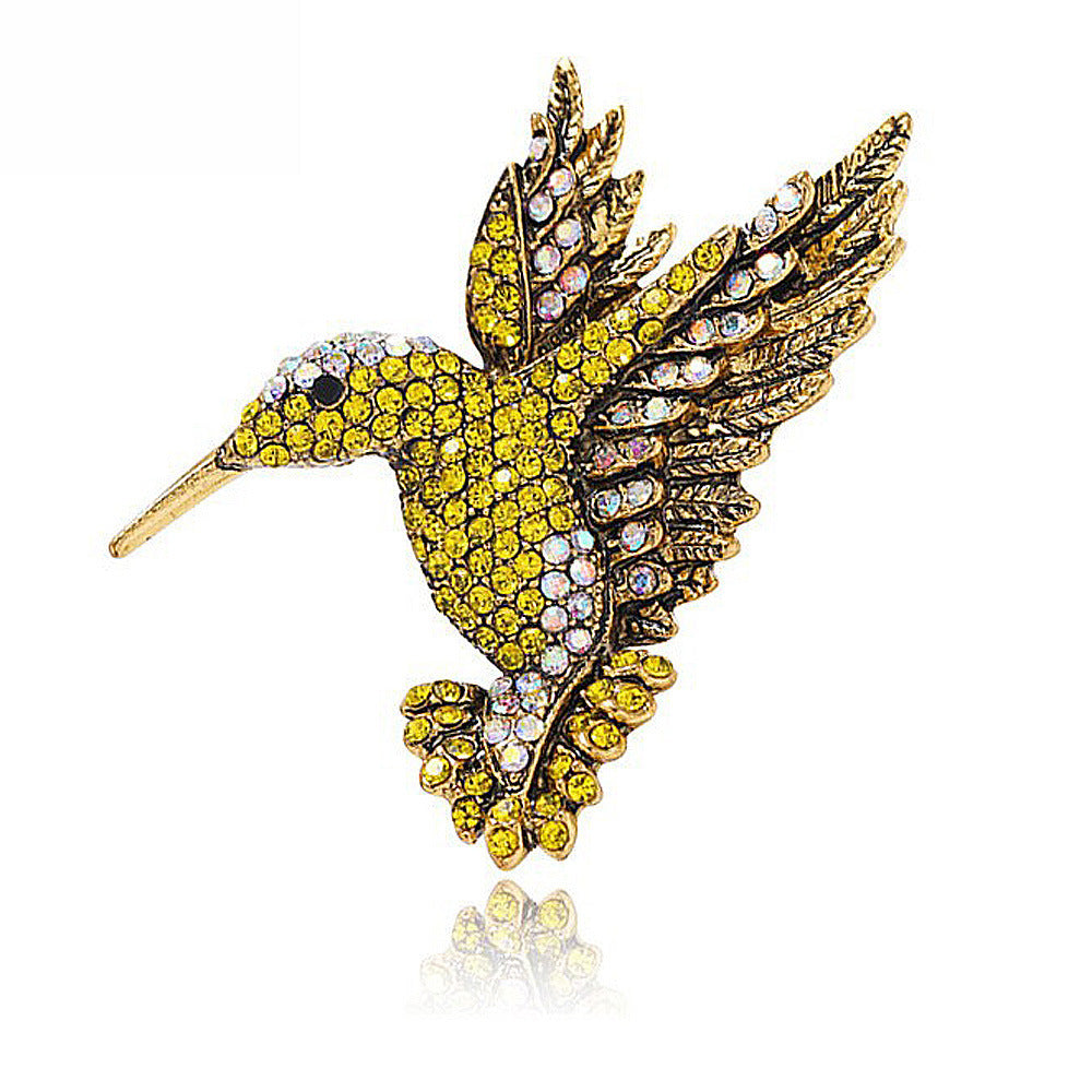 Hummingbird Brooch