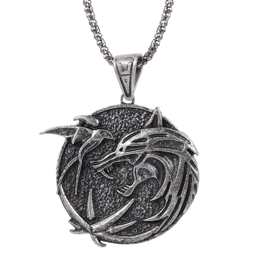 Wolf Pendant Necklace