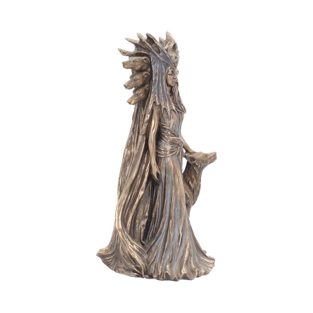 Goddess  Hecate And Dog Resin Statue