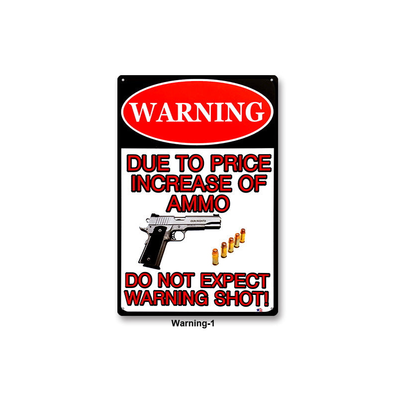 Warning Signs Wall Decoration