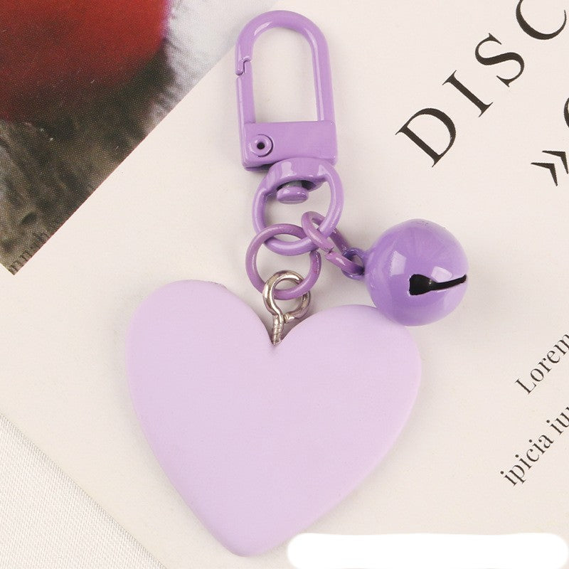 Heart Bell Keychain