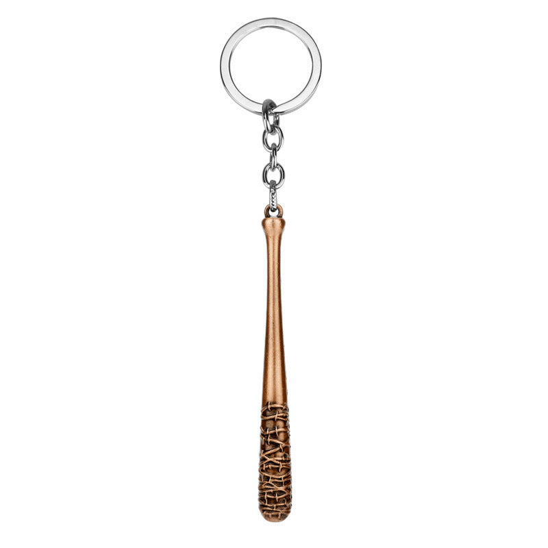 Barbed Wire Baseball Bat Keychain