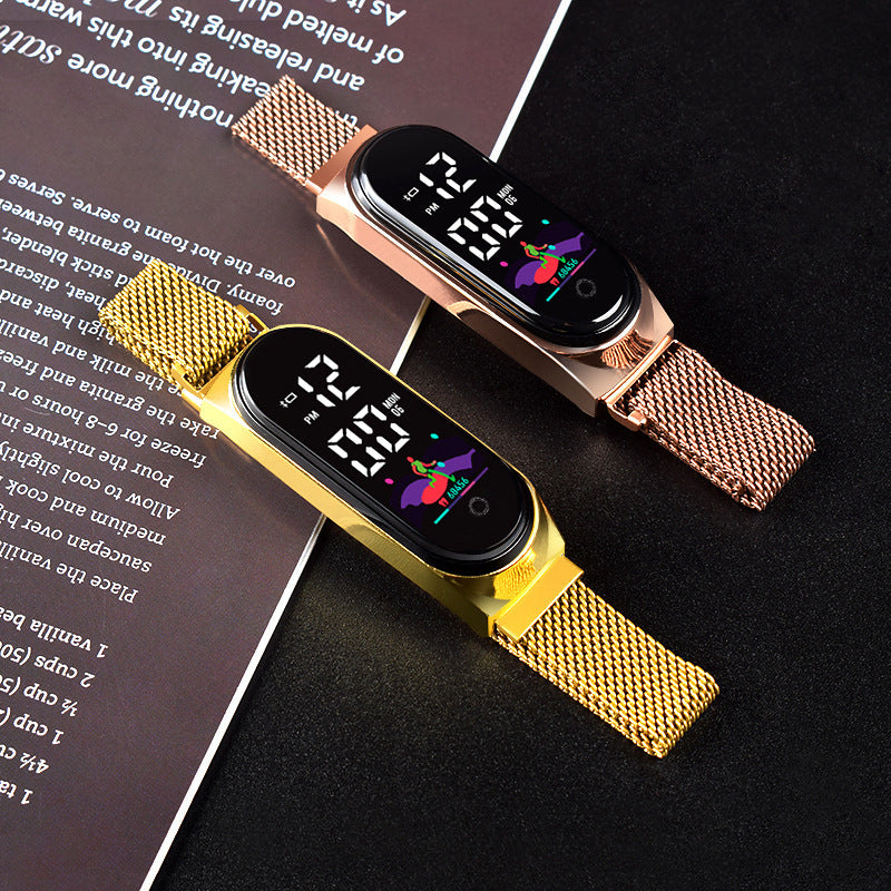 Colorful Waterproof Touch Screen Bracelet Watch