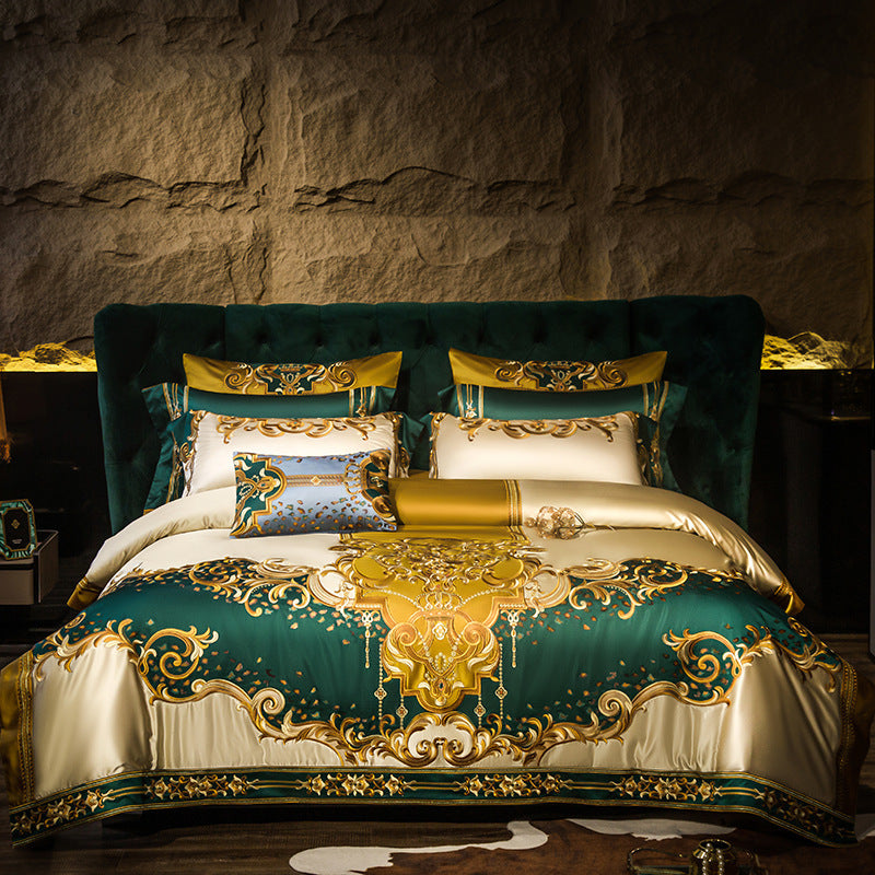 European Luxury Villa Four-piece Bedding Set