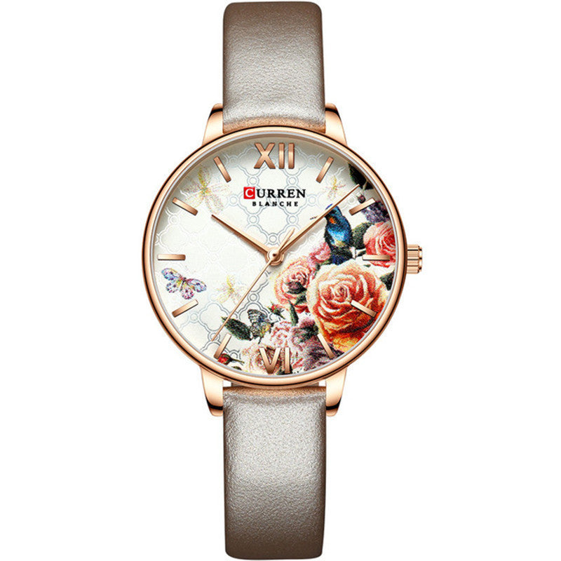 Elegant Floral Watch