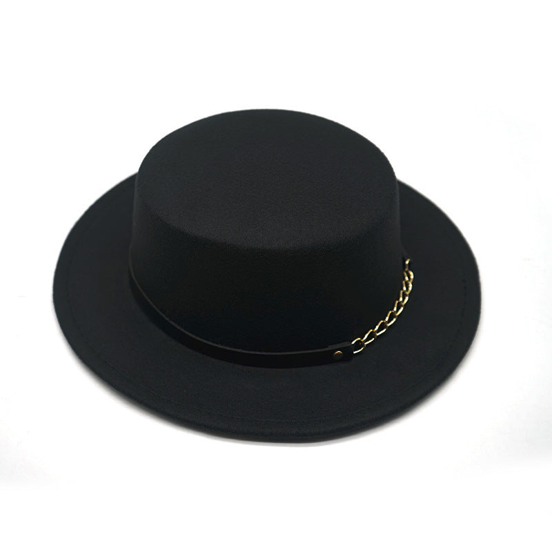 British Style Flat Top Hat