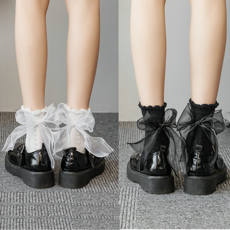 Fashion Bow Socks