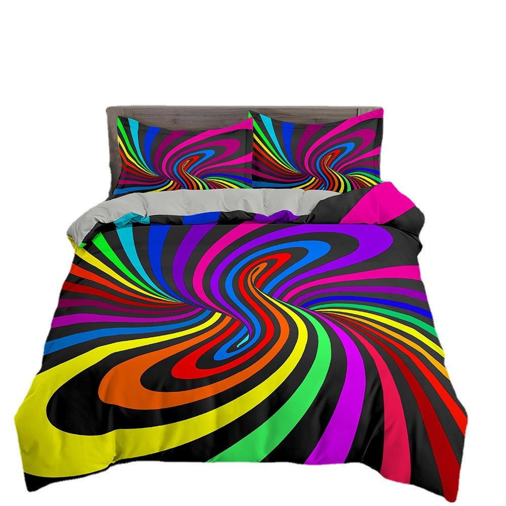 3D Digital Printing Bedding Bed Sheet Fitted Sheet