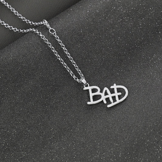 BAD Pendant Necklace