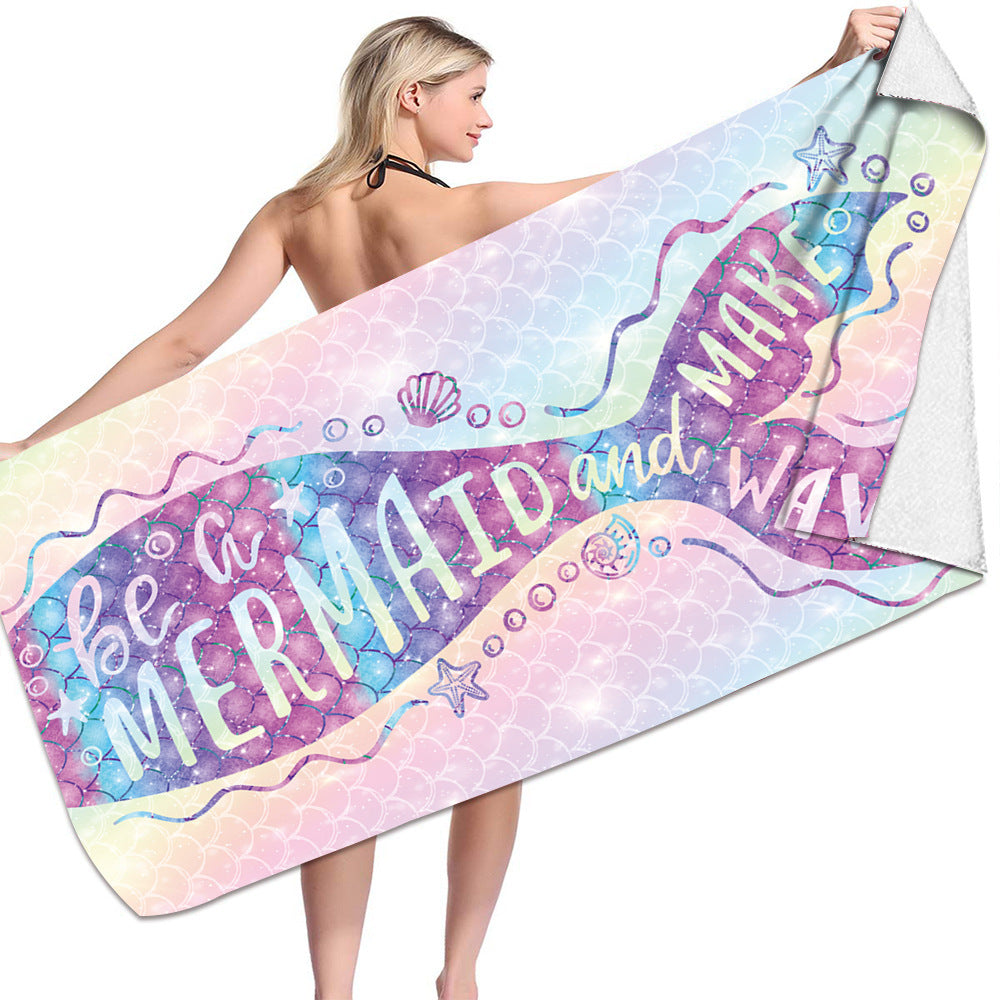 Mermaid Microfiber Towel