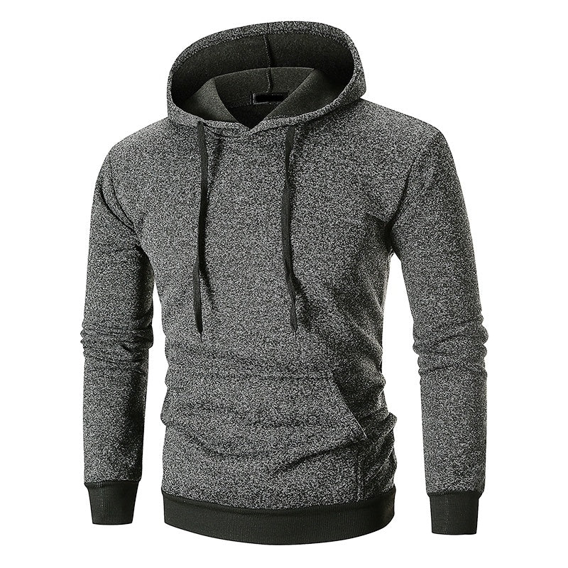 Men's Large Pocket Pullover Hooded  Sweatshirt