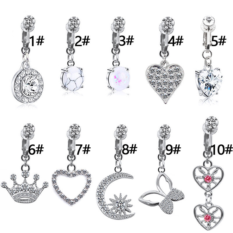 Zircon Belly Rings