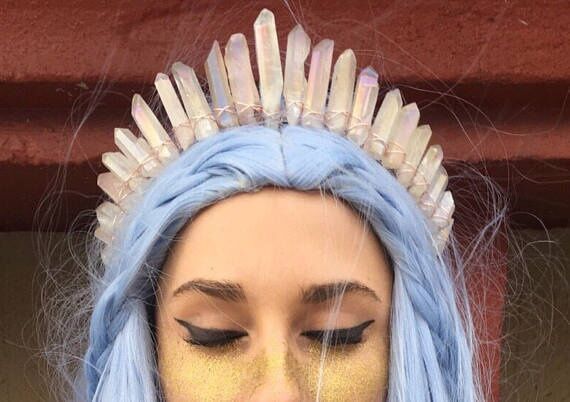 Natural Stone Hand-wound Crystal Headdress