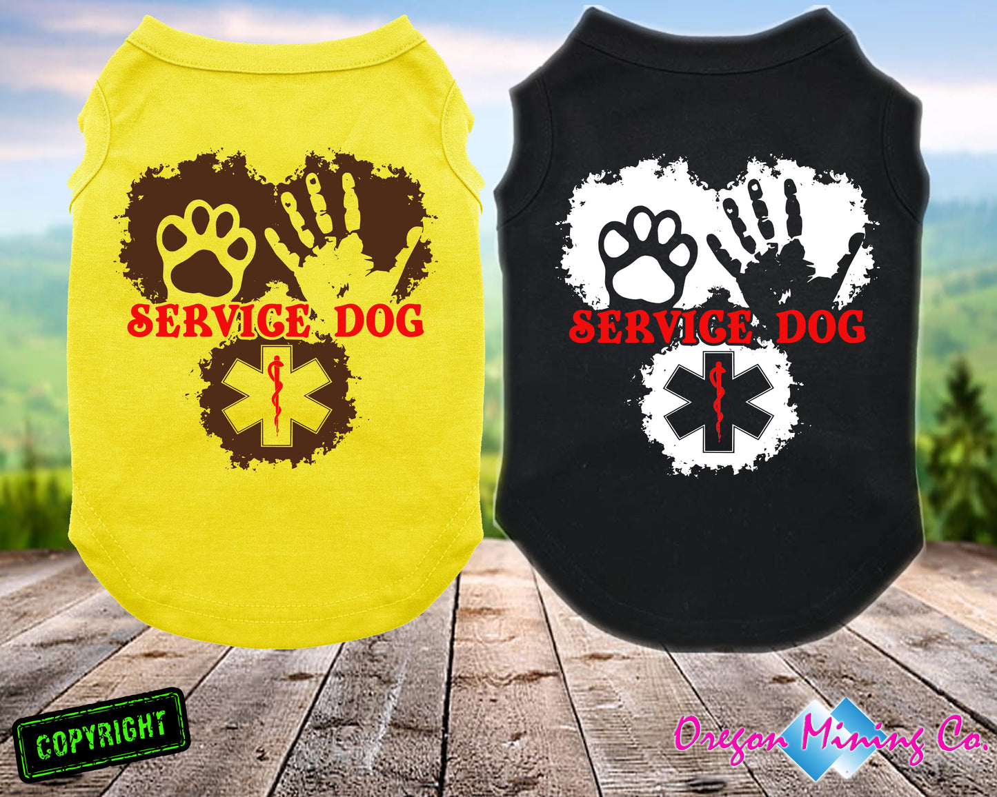 Service Dog. SVG Digital Cut or Print files.