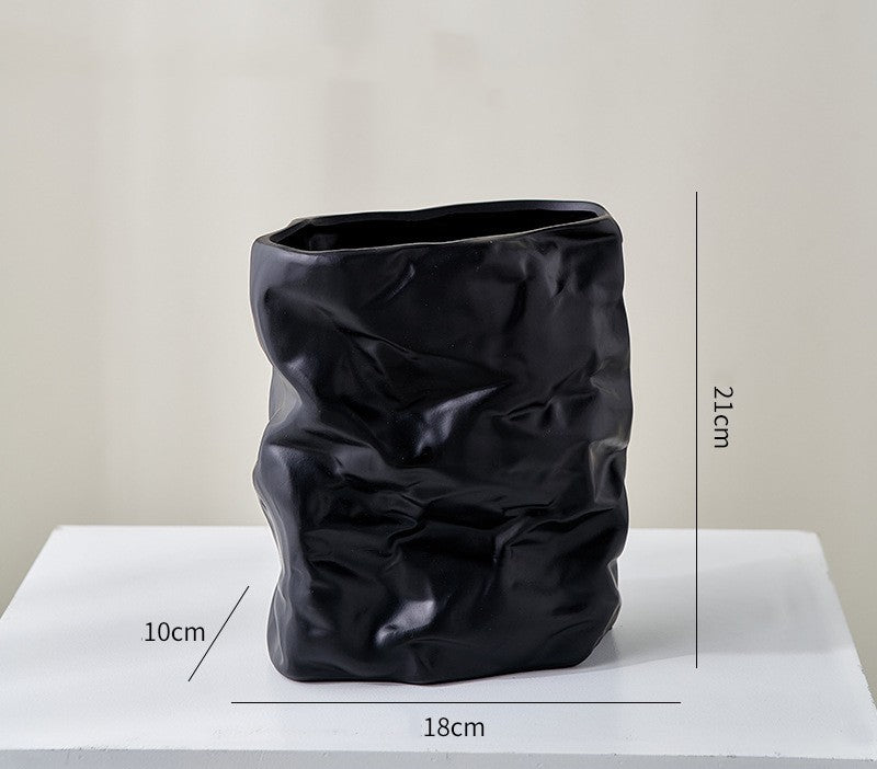 Ceramic Fold Kettle Cup Vase