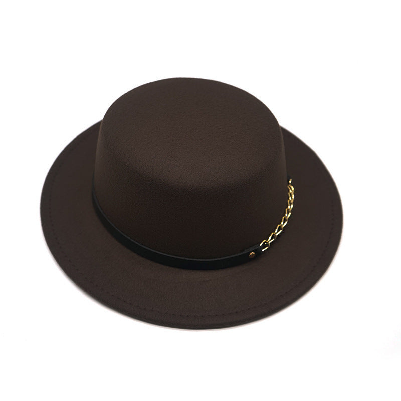 British Style Flat Top Hat