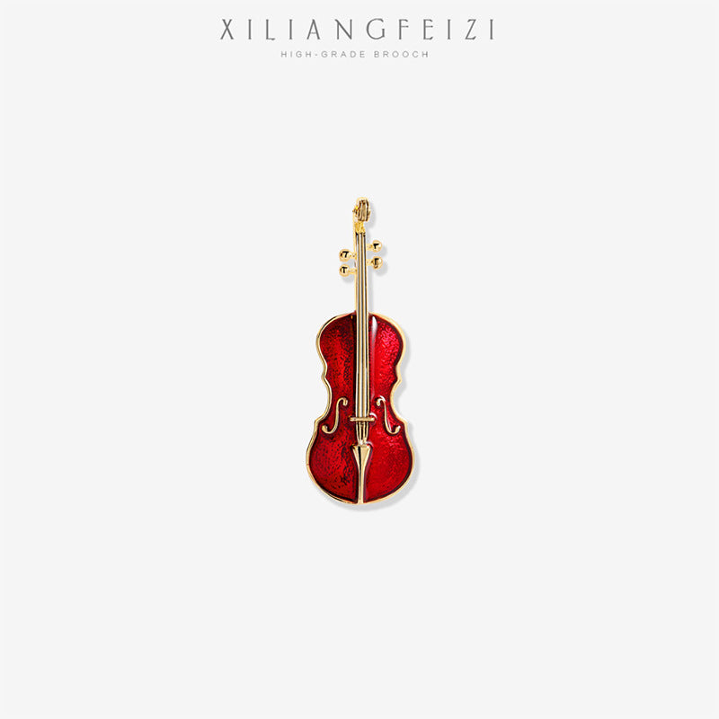 Violin Brooch