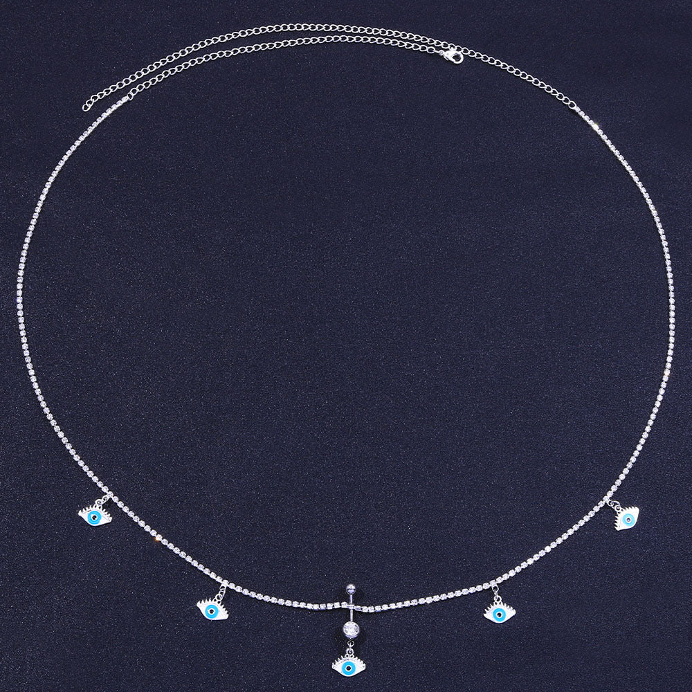 Devil's Eye Navel Chain