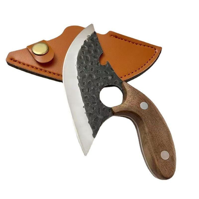 Multi-Functional Handle Small Camp Kitchen Curved Knife