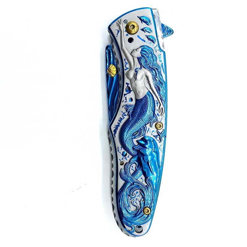 Mermaid Folding Knife