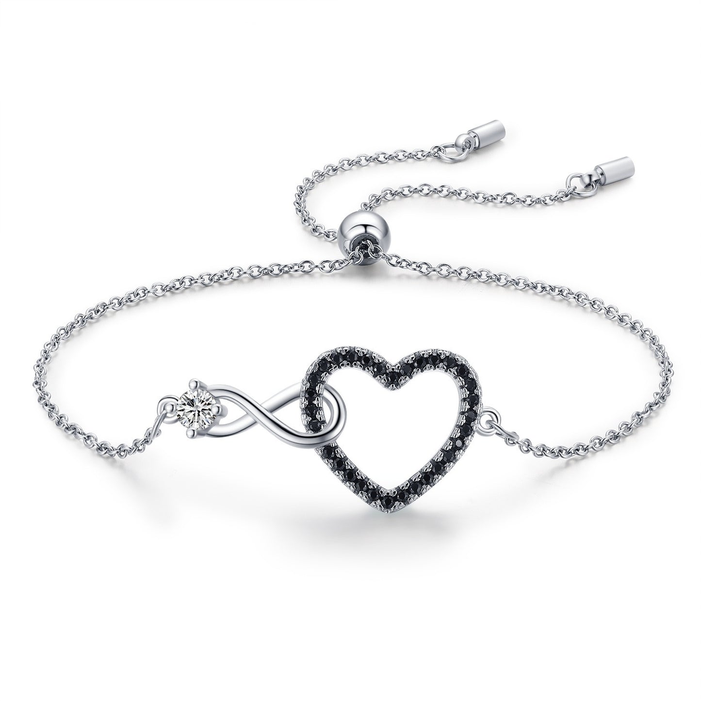 Heart Infinity Zircon Bracelet