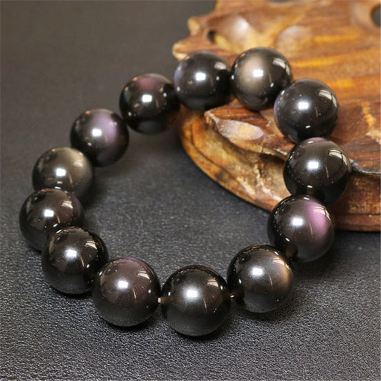 Natural Stone Obsidian Bracelet