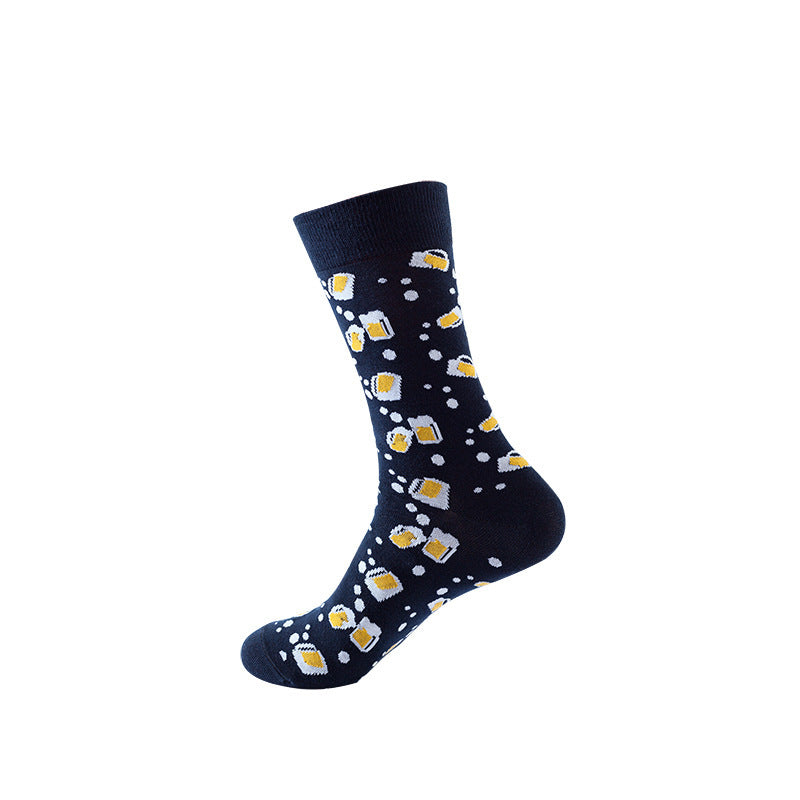 Mid Calf Fashion Trendy Socks