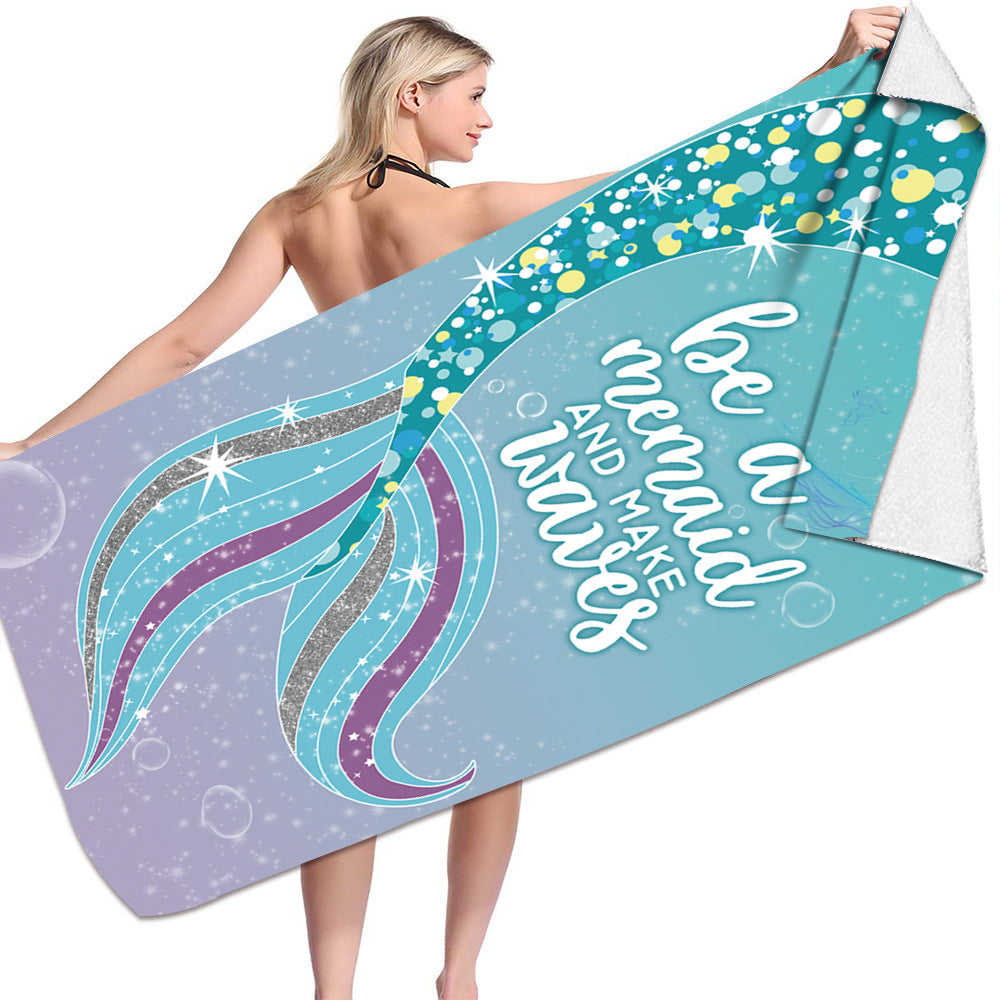 Mermaid Microfiber Towel