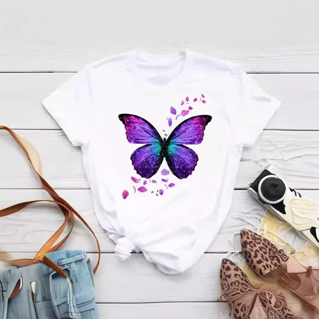 Butterfly Petal Printed T-shirt