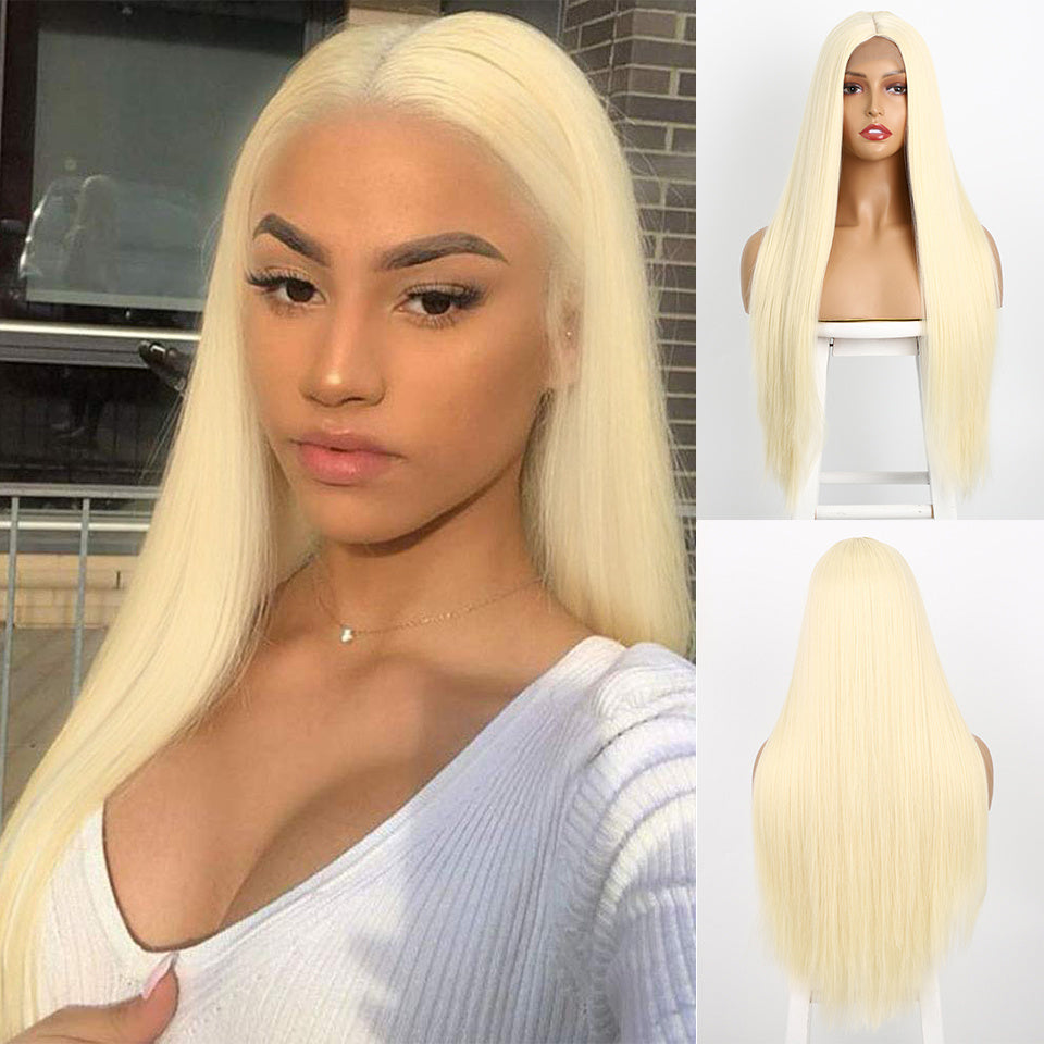 Long Straight Natural Lifelike Wig