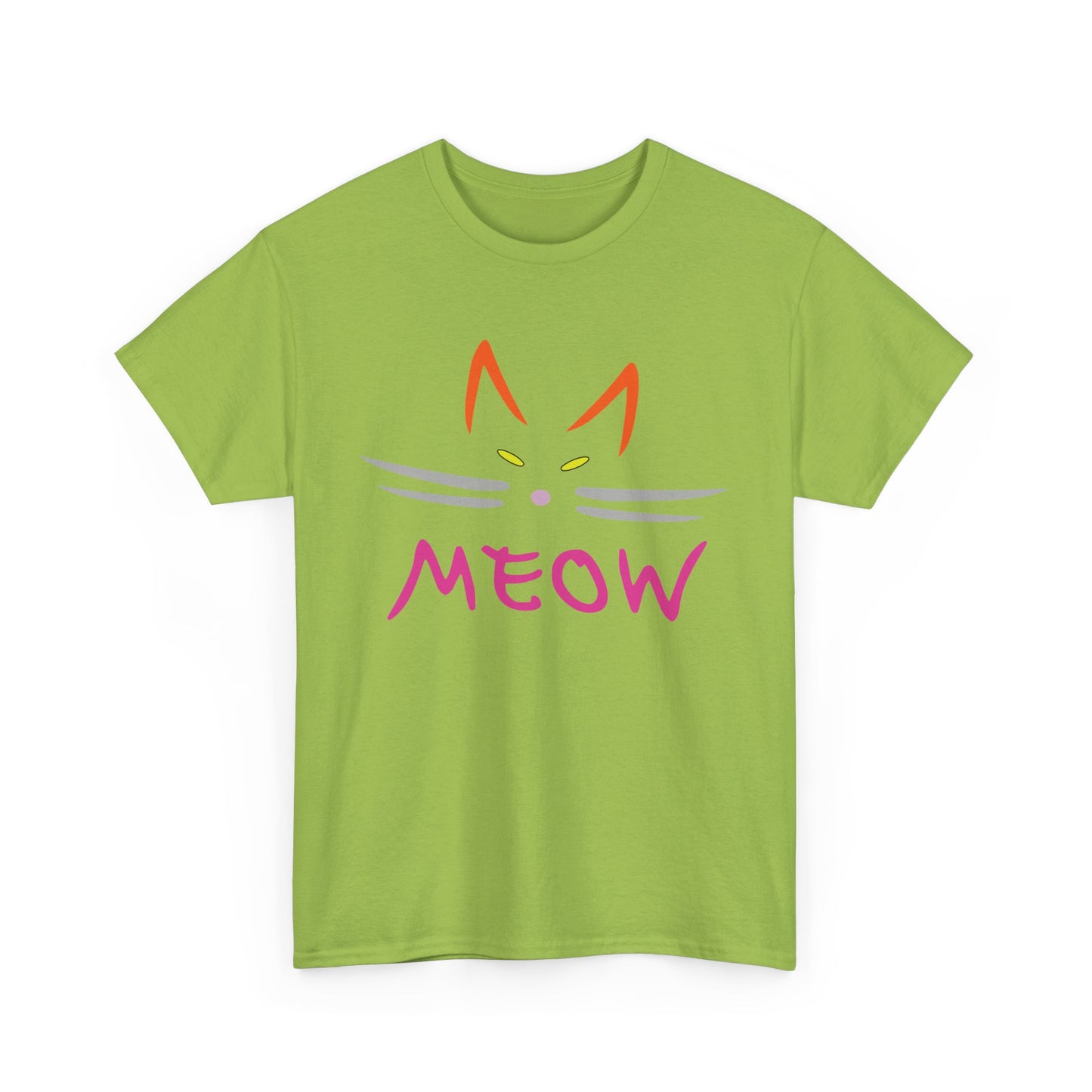 Meow. Heavy Cotton T-Shirt