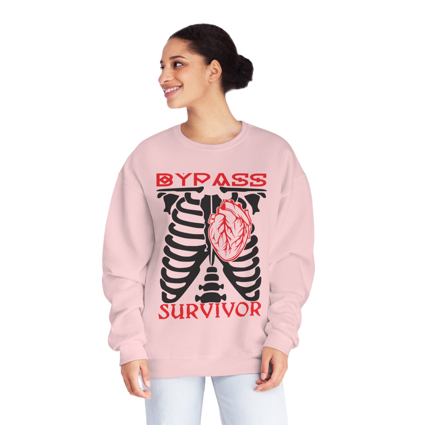 Heart Bypass Survivor., Unisex NuBlend® Crewneck Sweatshirt