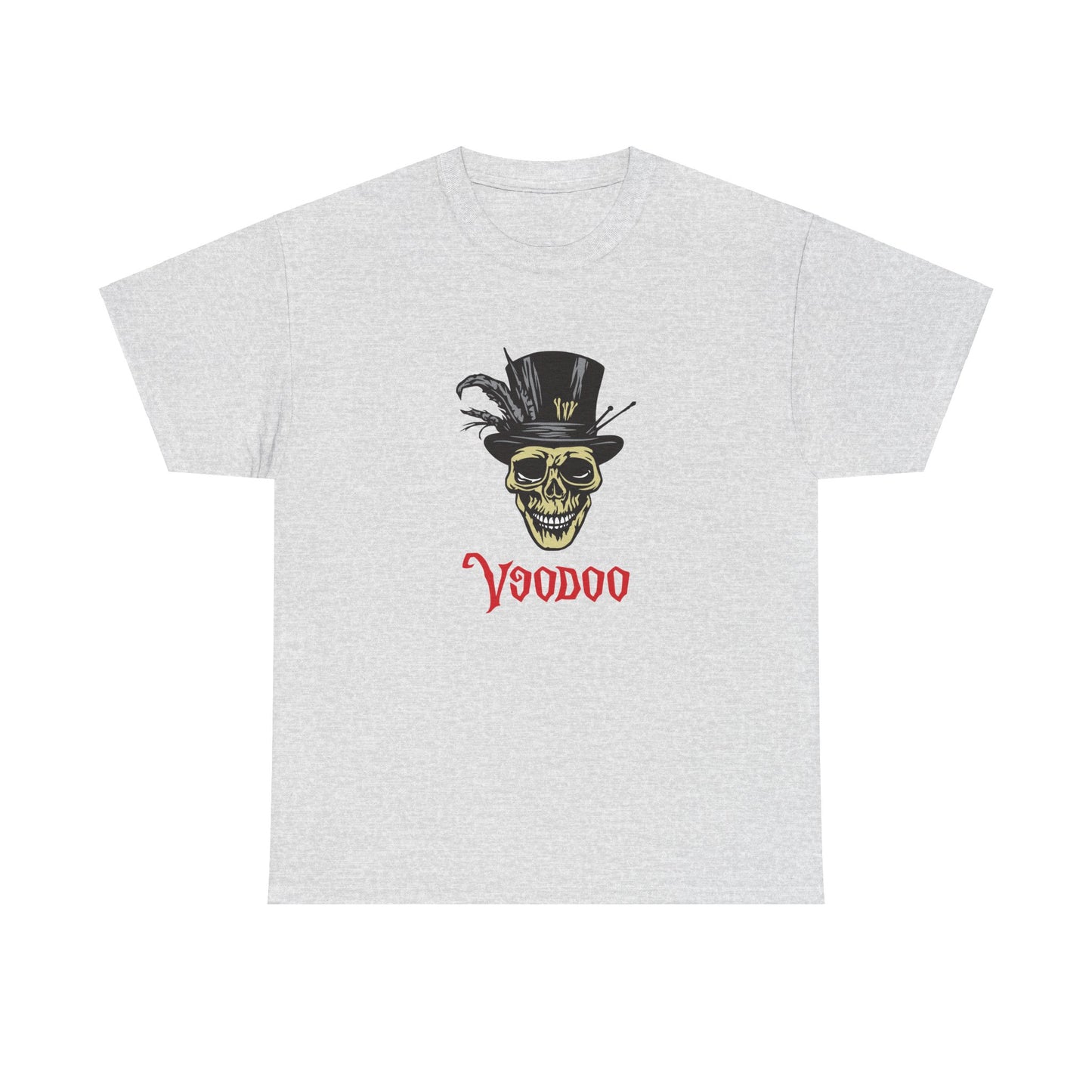 VooDoo Skull, Heavy Cotton T-Shirt