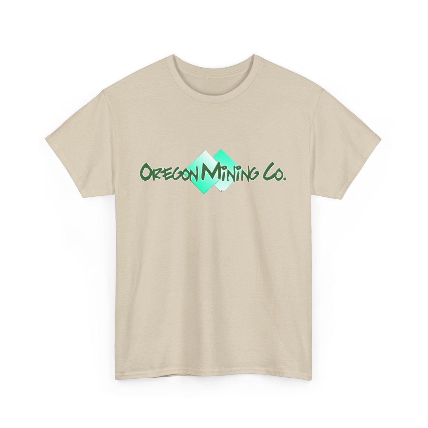 Oregon Mining Co. Logo. Heavy Cotton T-Shirt