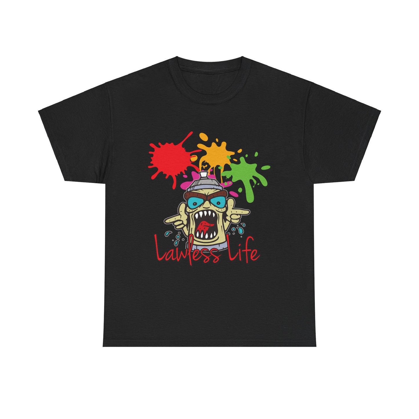 Lawless Life Tagger. Heavy Cotton T-Shirt