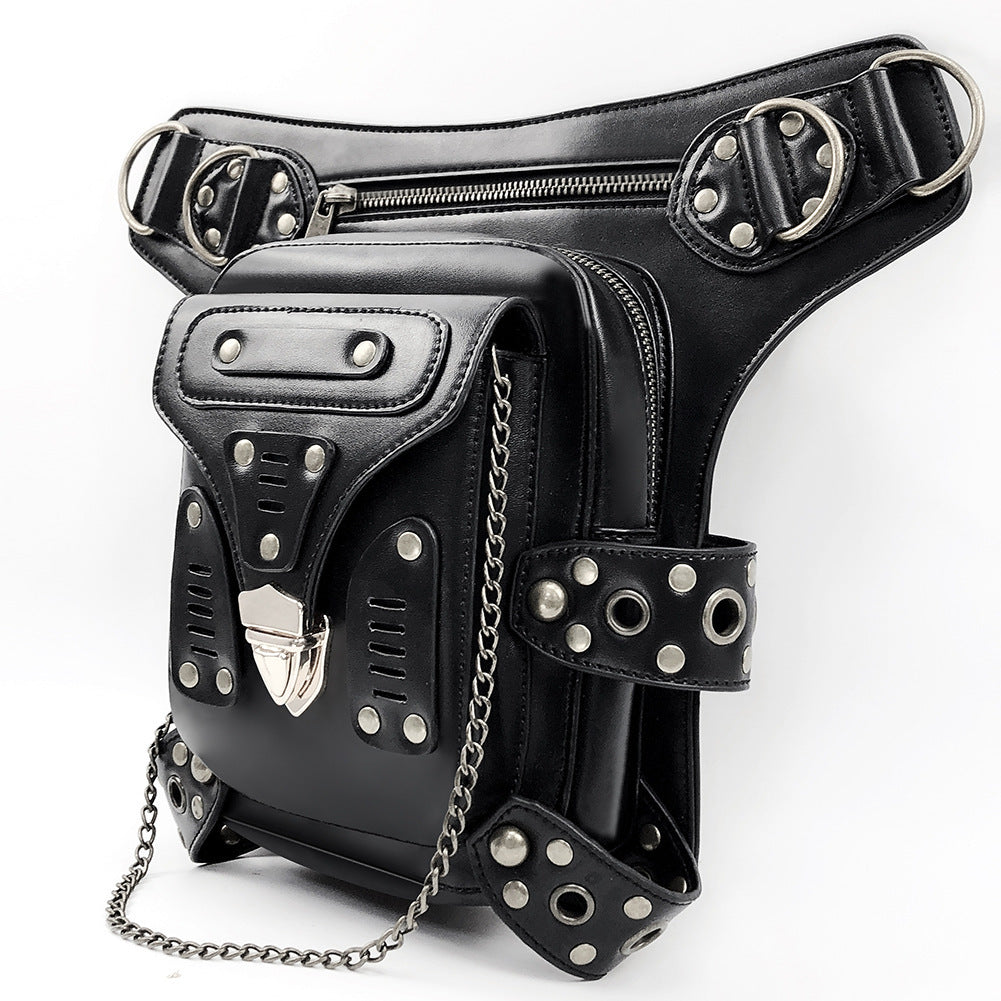 Punk retro waist bag