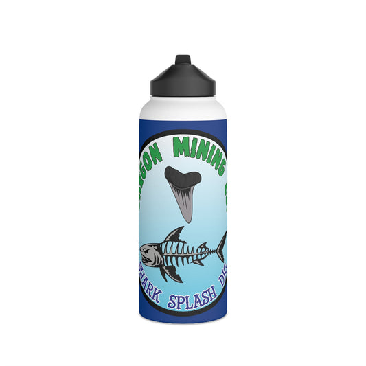 Oregon Mining Co. Shark Splash Dig. Stainless Steel Water Bottle