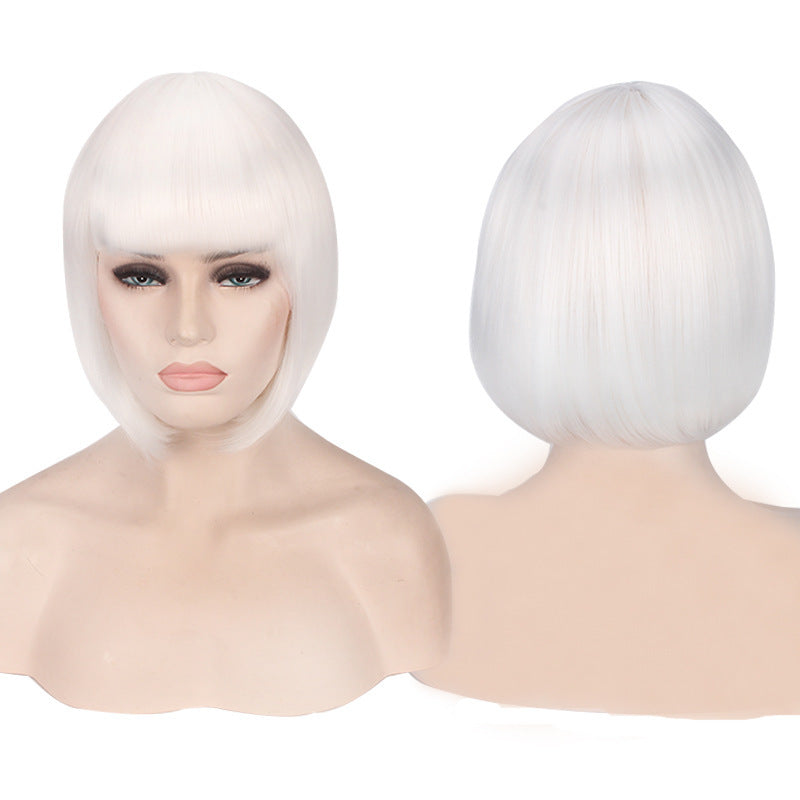 cosplay wig short hair bob