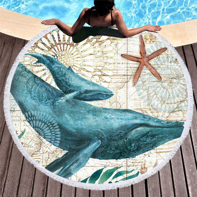 Round Beach Towel