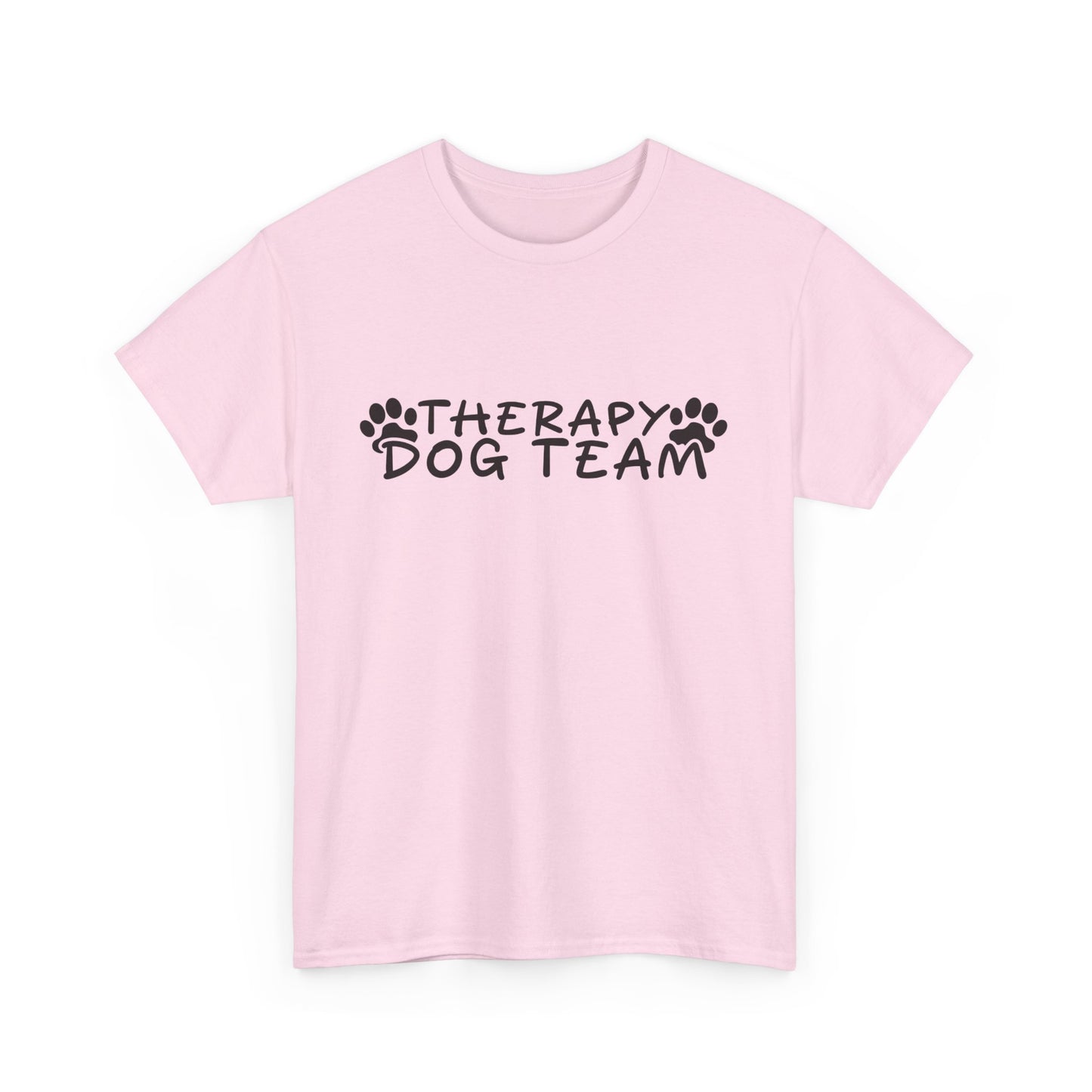 Therapy Dog Team. Heavy Cotton T-Shirt