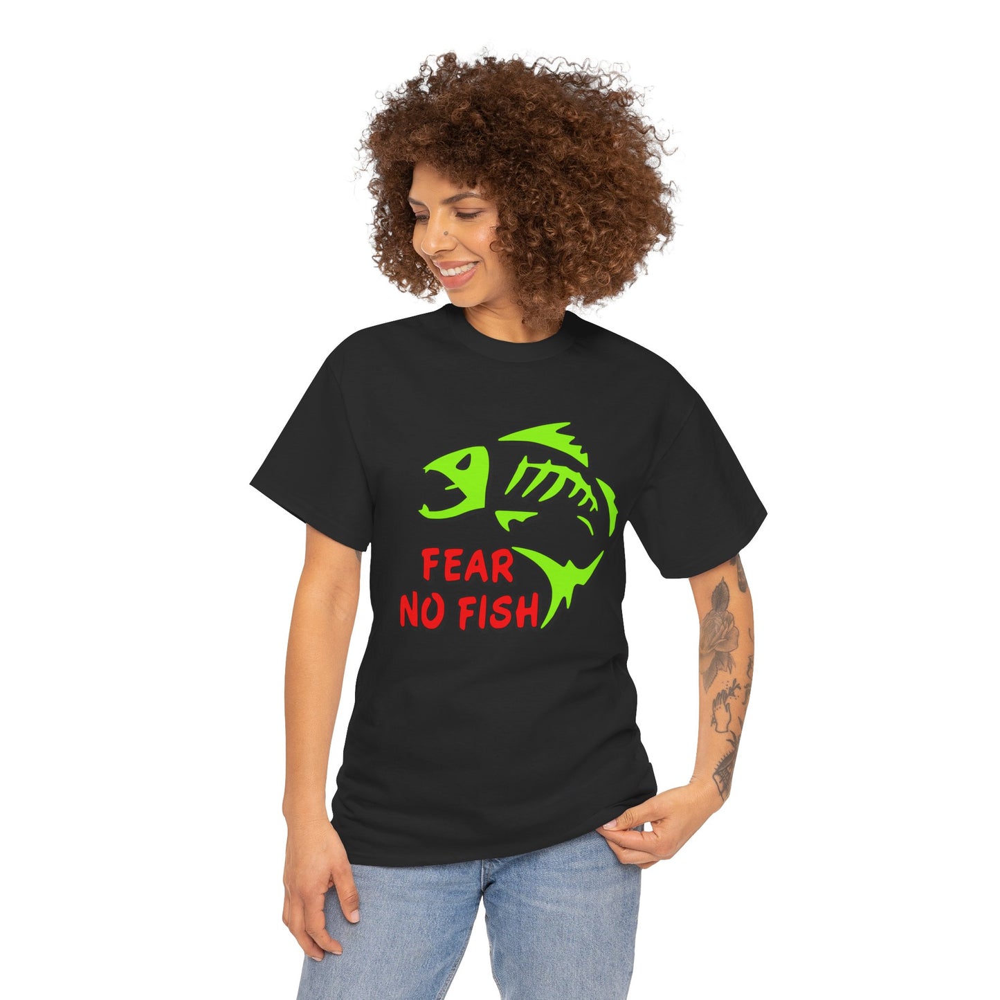 Fear no Fish, Heavy Cotton T-Shirt