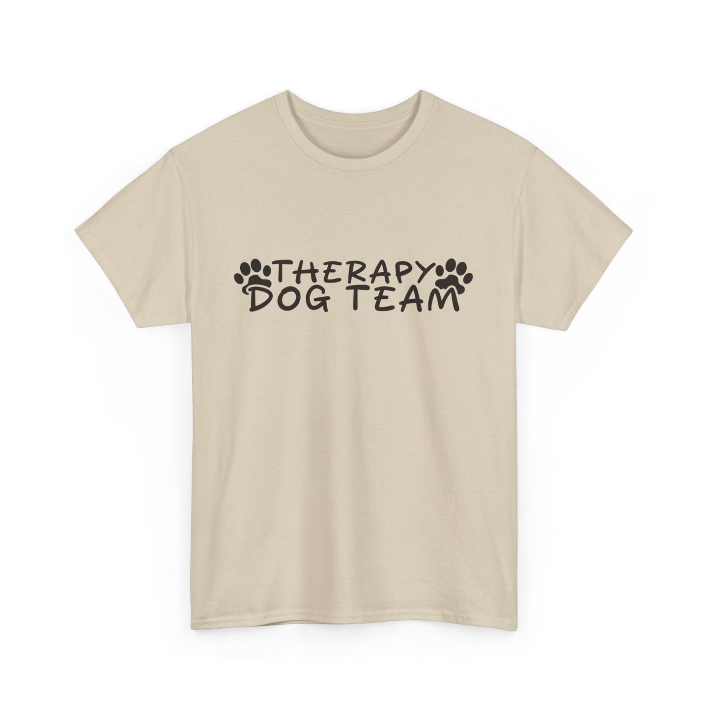 Therapy Dog Team. Heavy Cotton T-Shirt