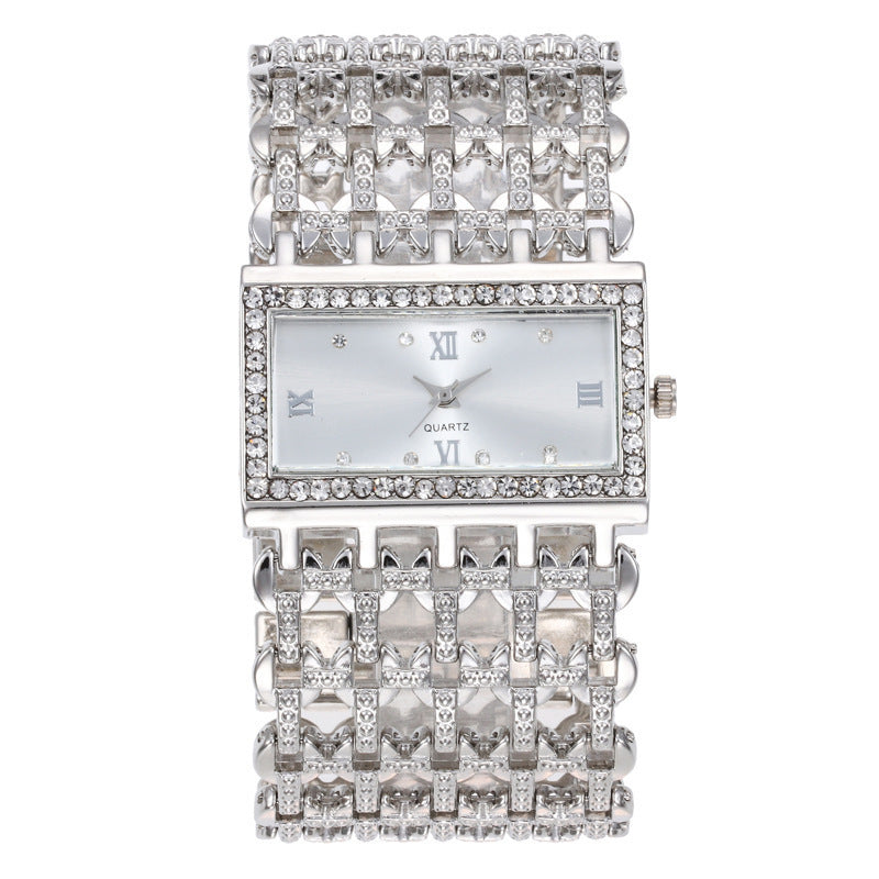 Steel Band Diamond Rhinestone Watch