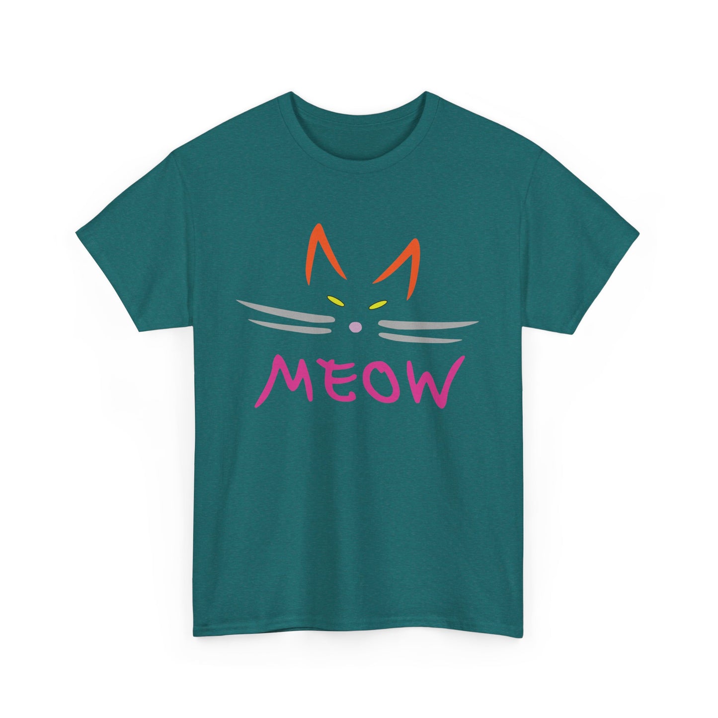 Meow. Heavy Cotton T-Shirt