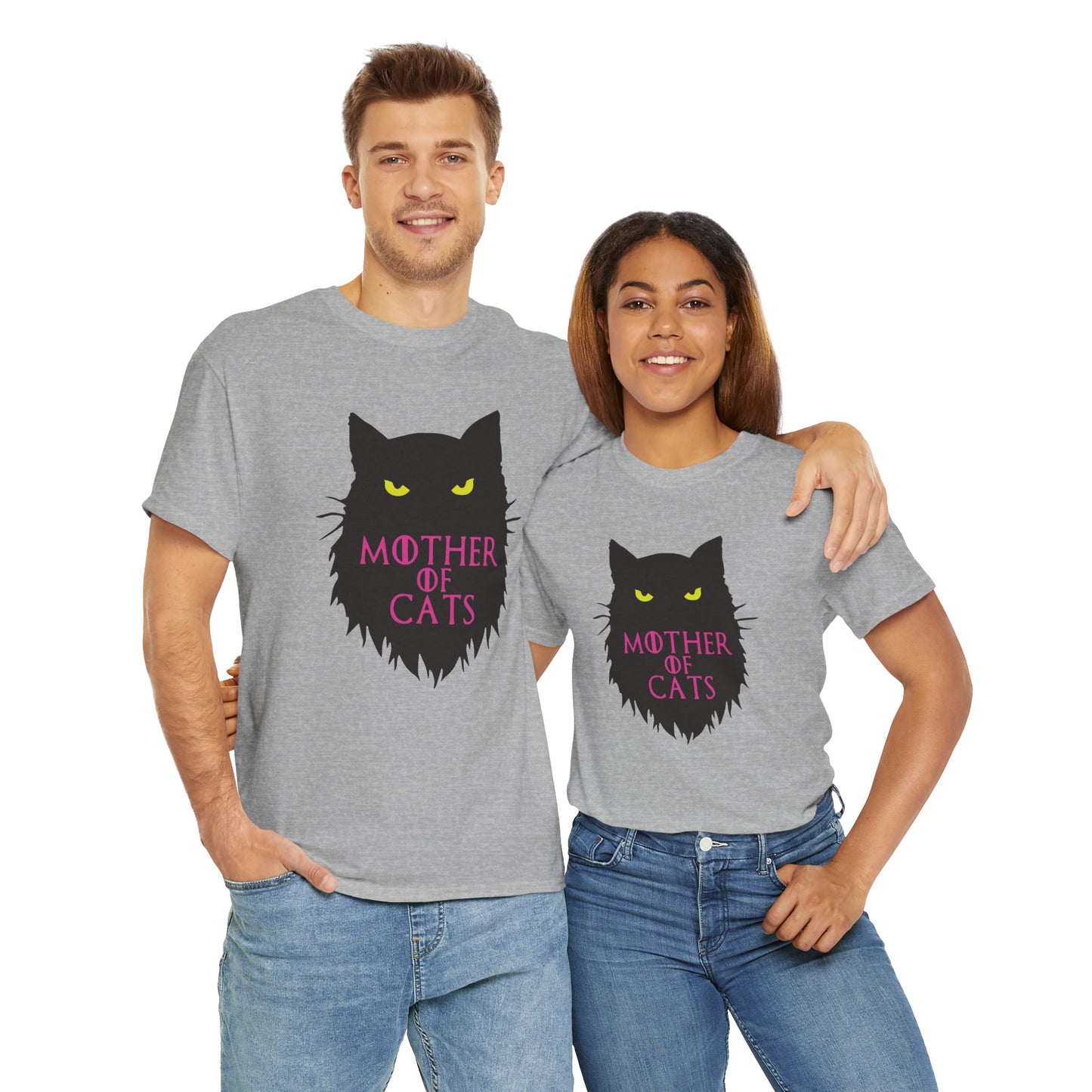 Mother of Cats. Heavy Cotton T-Shirt