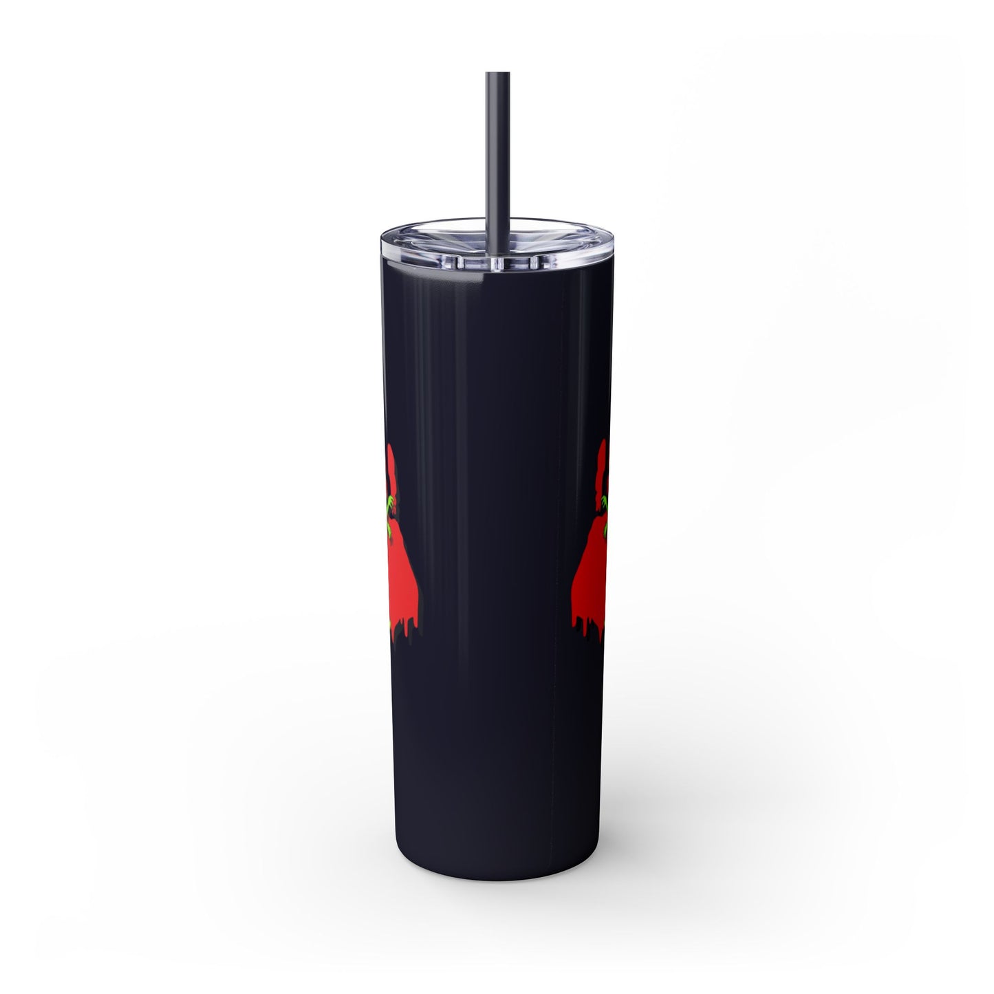 Zombie Zone. 20oz Skinny Tumbler with Straw